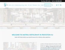 Tablet Screenshot of mistralprinceton.com